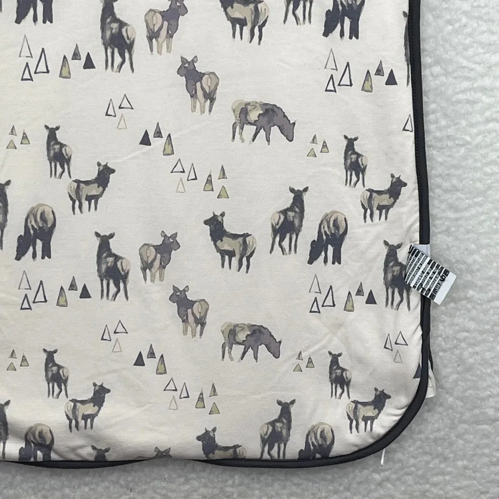 Copper Pearl Baby Sleep Bag Elk Mountain Print Neutral Wearable Blanket Large